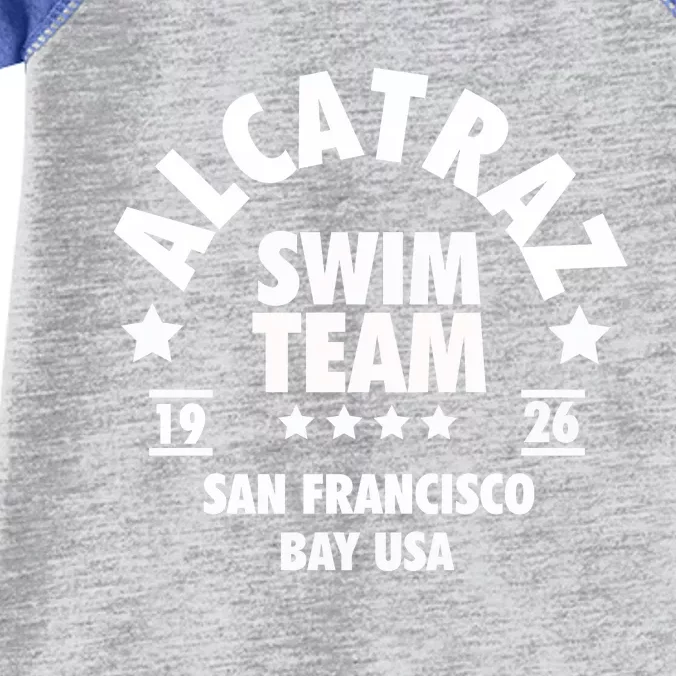 Alcatraz Prison Clothing Gift Alcatraz Swim Team Gift Infant Baby Jersey Bodysuit