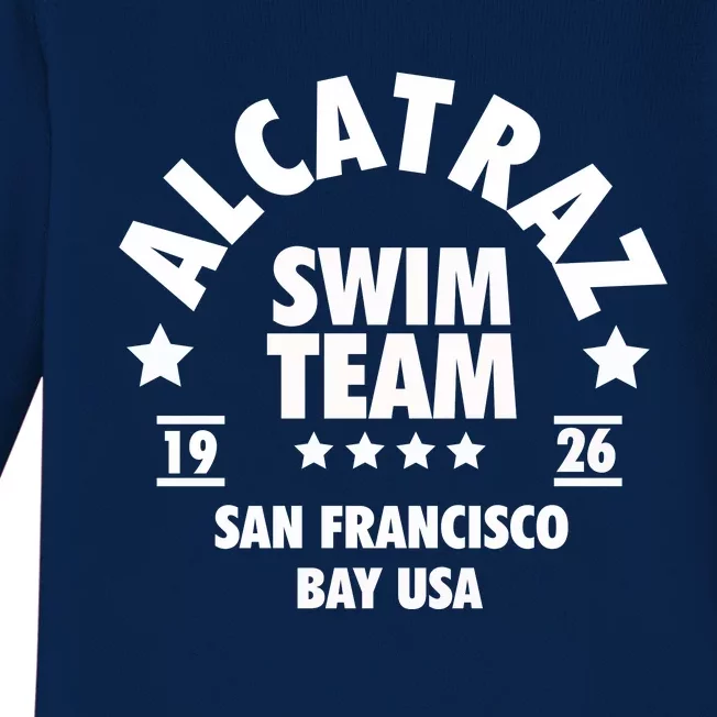 Alcatraz Prison Clothing Gift Alcatraz Swim Team Gift Baby Long Sleeve Bodysuit