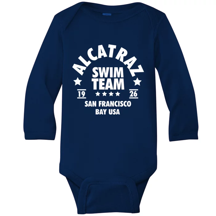 Alcatraz Prison Clothing Gift Alcatraz Swim Team Gift Baby Long Sleeve Bodysuit