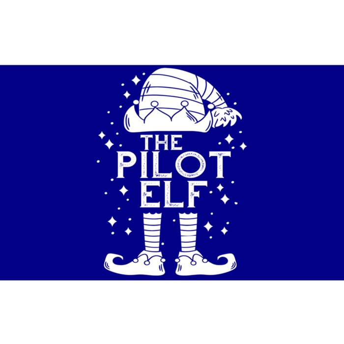 Aircraft Pilot Christmas Airplane Aviator The Pilot Elf Gift Bumper Sticker