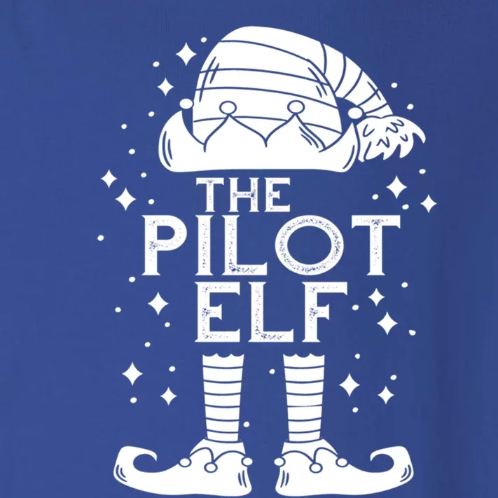 Aircraft Pilot Christmas Airplane Aviator The Pilot Elf Gift Toddler Long Sleeve Shirt