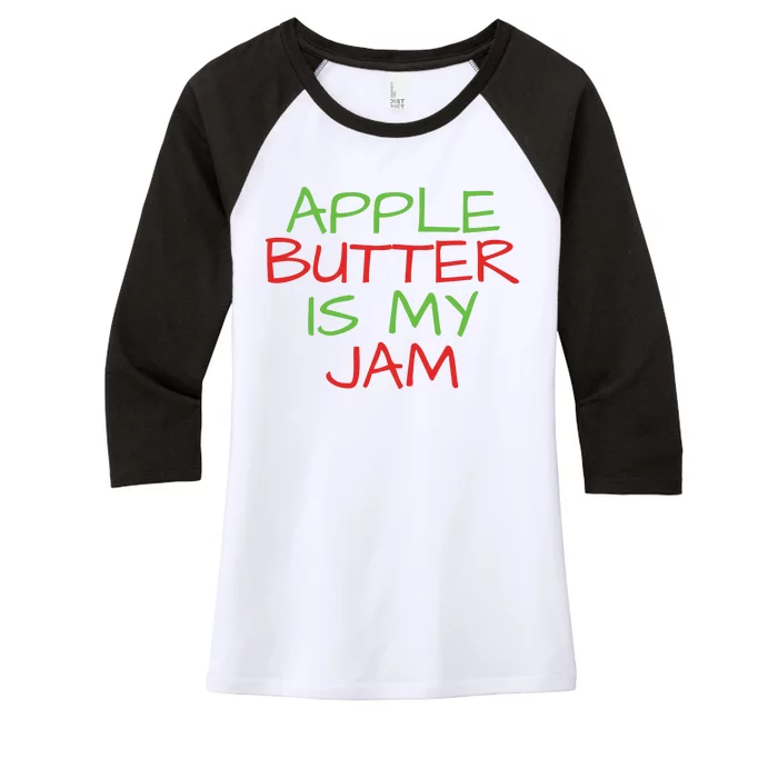 Apple Picking Crew Fall Family Outfit Autumn Fall Apple Lover Apple Picking Women's Tri-Blend 3/4-Sleeve Raglan Shirt