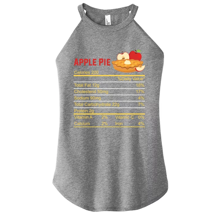 Apple Pie Calories Turkey Thanksgiving Day Thanksgiving Day Cool Gift Women’s Perfect Tri Rocker Tank