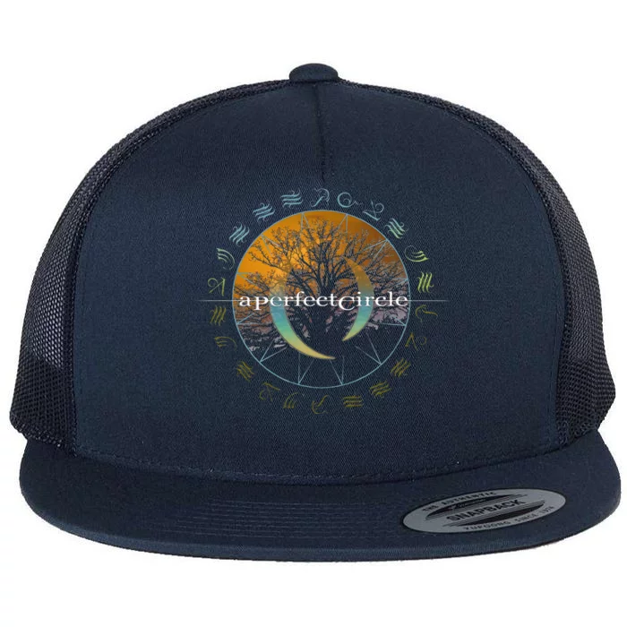 A Perfect Circle Woodland Flat Bill Trucker Hat