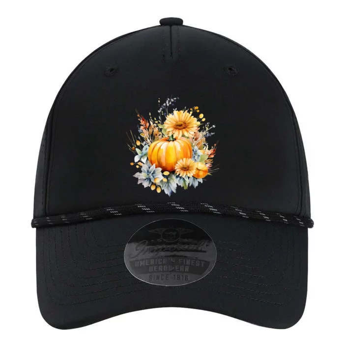 Autumn Pumpkin Cute Floral Halloween Performance The Dyno Cap