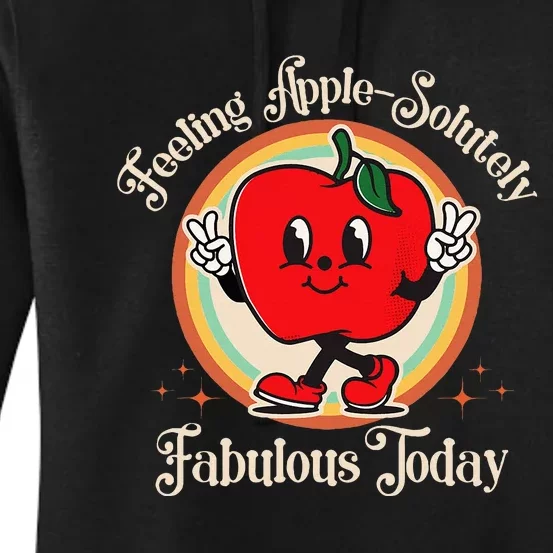 Apple Picking Crew First Apple Picking Matching Family Women's Pullover Hoodie