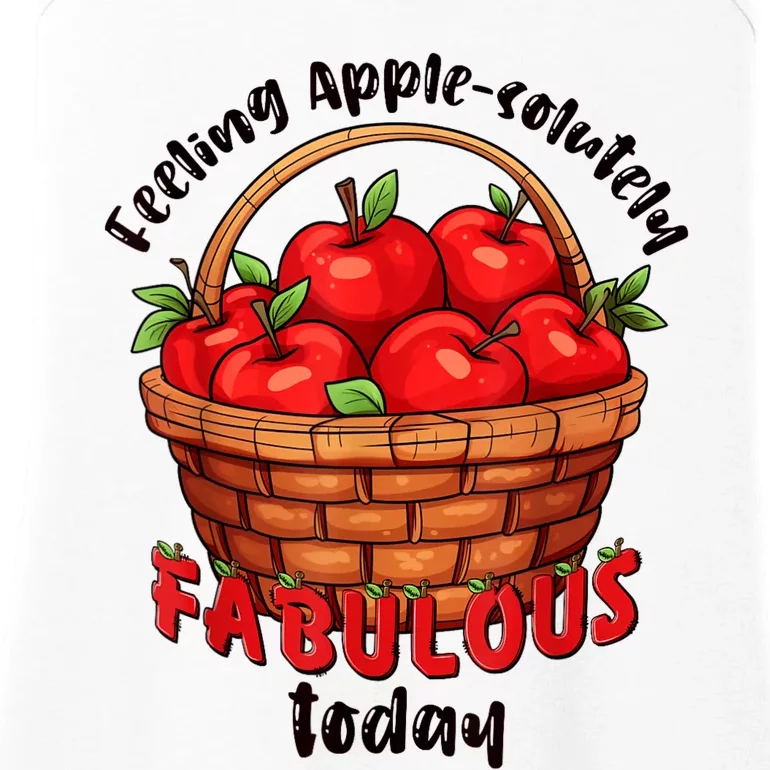 Apple Picking Crew Funny Apple Harvest Matching Family Squad Ladies Essential Tank