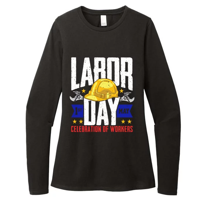 American Patriot Celebration Of Workers Labor Day Gift Womens CVC Long Sleeve Shirt