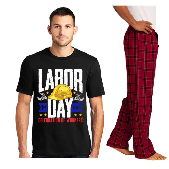 American Patriot Celebration Of Workers Labor Day Gift Pajama Set