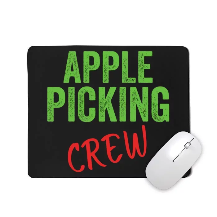 Apple Picking Crew Apple Picking Fall Family Outfit Autumn Fall Apple Lover Mousepad