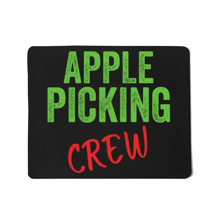 Apple Picking Crew Apple Picking Fall Family Outfit Autumn Fall Apple Lover Mousepad