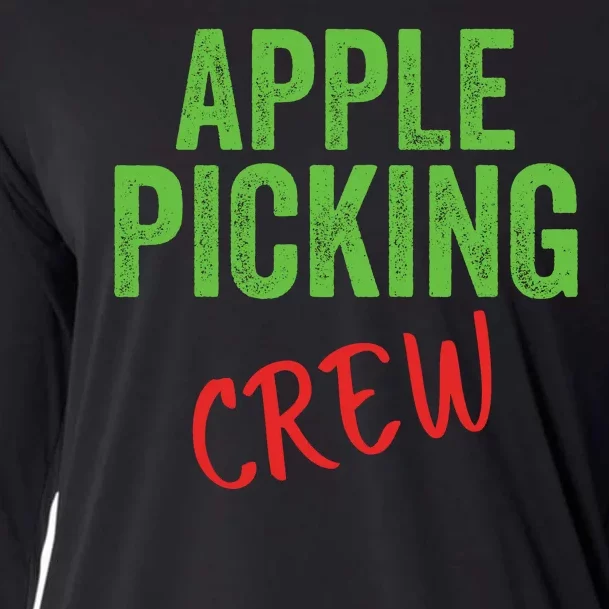 Apple Picking Crew Apple Picking Fall Family Outfit Autumn Fall Apple Lover Cooling Performance Long Sleeve Crew