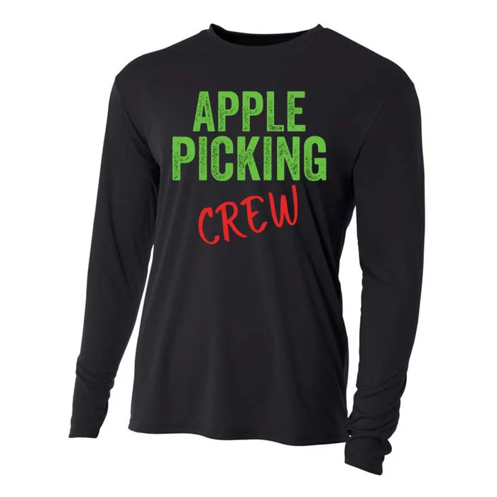 Apple Picking Crew Apple Picking Fall Family Outfit Autumn Fall Apple Lover Cooling Performance Long Sleeve Crew