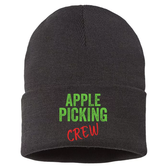 Apple Picking Crew Apple Picking Fall Family Outfit Autumn Fall Apple Lover Sustainable Knit Beanie