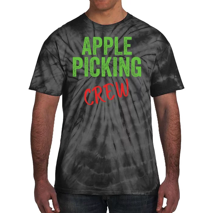 Apple Picking Crew Apple Picking Fall Family Outfit Autumn Fall Apple Lover Tie-Dye T-Shirt