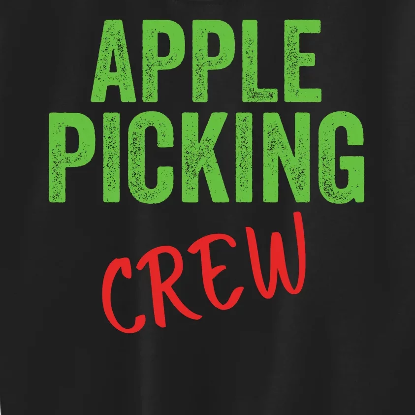 Apple Picking Crew Apple Picking Fall Family Outfit Autumn Fall Apple Lover Kids Sweatshirt