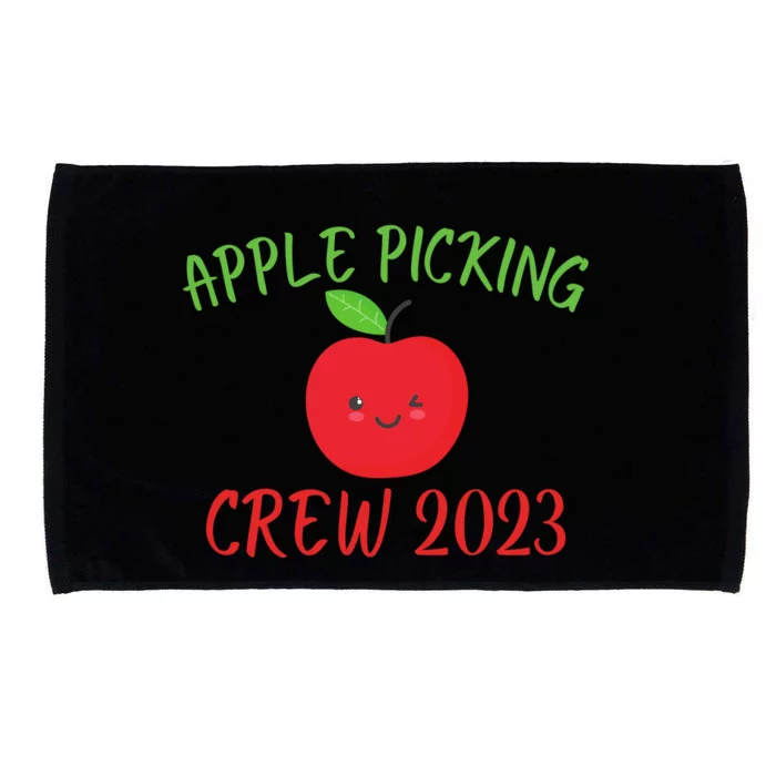 Apple Picking Crew Autumn Fall Apple Lover Apple Picking Fall Family Outfit Microfiber Hand Towel