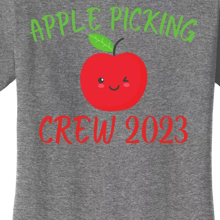 Apple Picking Crew Autumn Fall Apple Lover Apple Picking Fall Family Outfit Women's T-Shirt