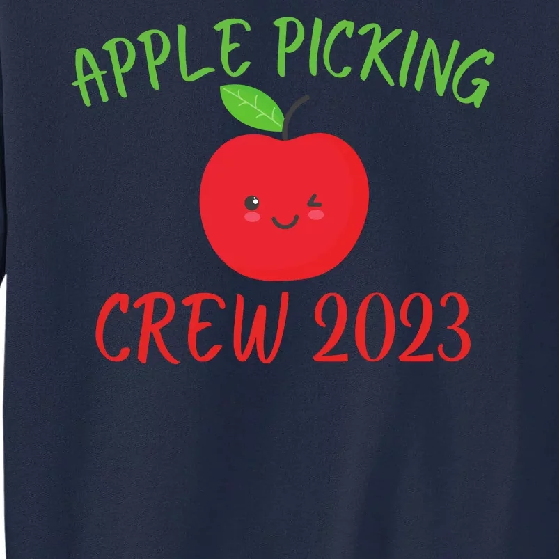 Apple Picking Crew Autumn Fall Apple Lover Apple Picking Fall Family Outfit Tall Sweatshirt