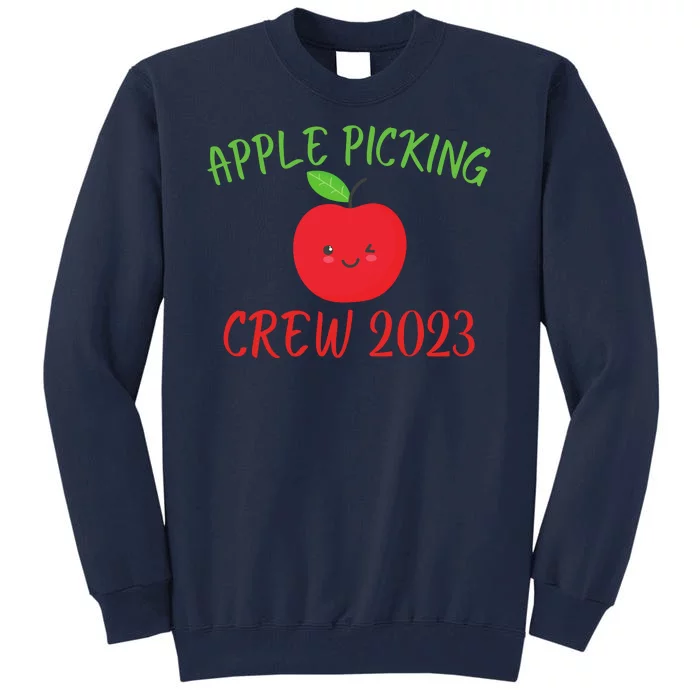 Apple Picking Crew Autumn Fall Apple Lover Apple Picking Fall Family Outfit Tall Sweatshirt