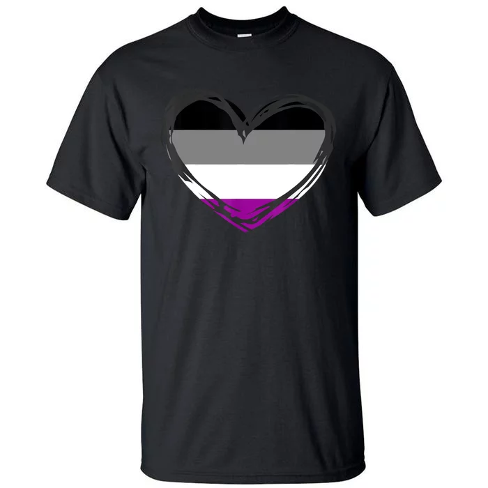 Asexual Pride Design Asexual Tall T-Shirt