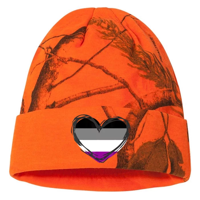 Asexual Pride Design Asexual Kati - 12in Camo Beanie