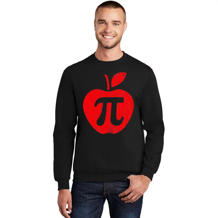 Apple Pi Day Funny Math Nerd Pie Teacher 3.14 Sweatshirt