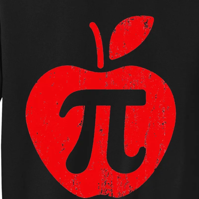 Apple Pi Day Funny Math Nerd Pie Teacher 3.14 Sweatshirt