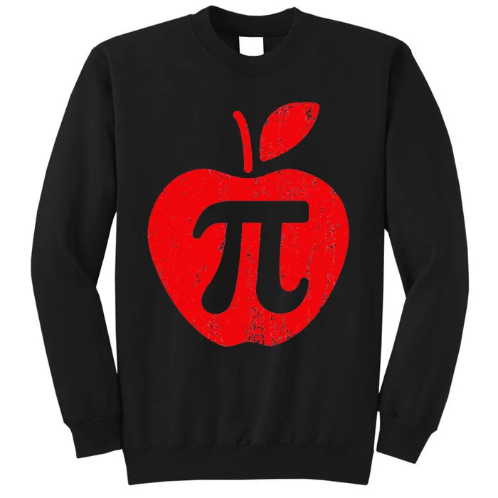 Apple Pi Day Funny Math Nerd Pie Teacher 3.14 Sweatshirt