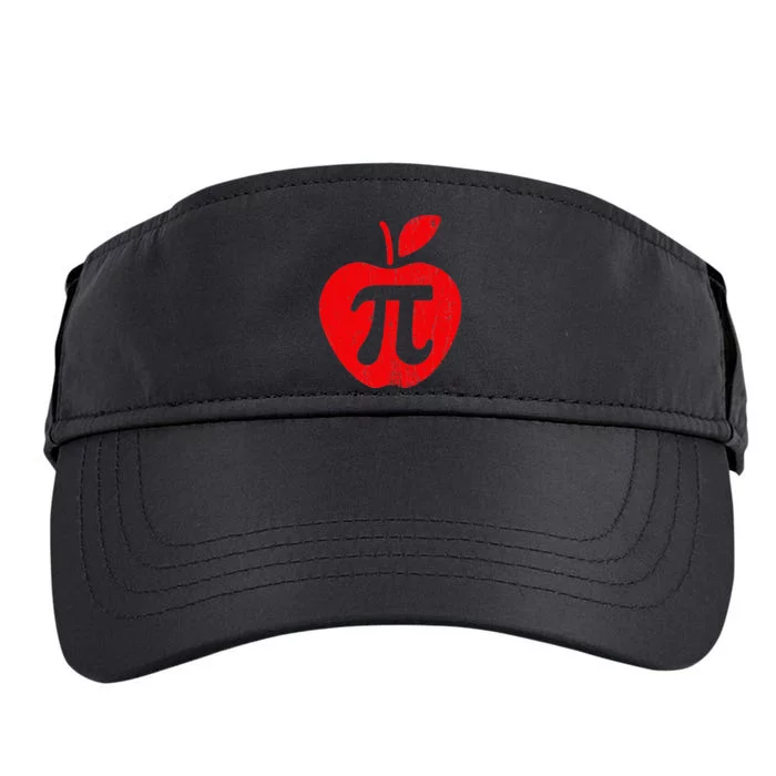 Apple Pi Day Funny Math Nerd Pie Teacher 3.14 Adult Drive Performance Visor