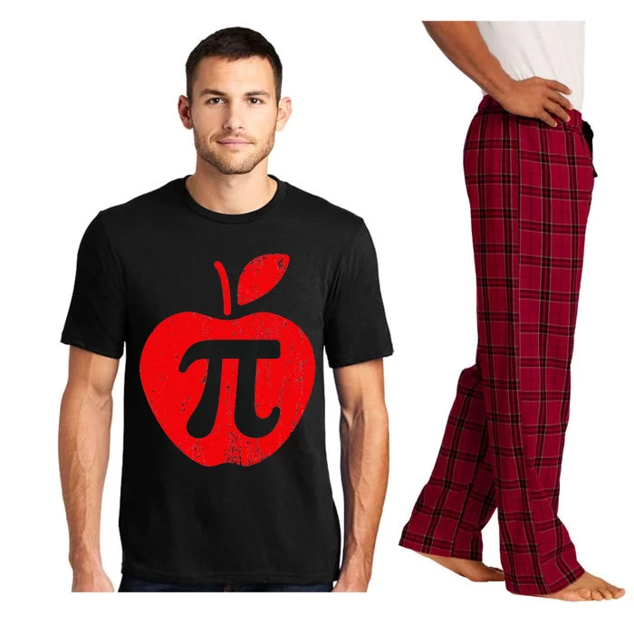 Apple Pi Day Funny Math Nerd Pie Teacher 3.14 Pajama Set