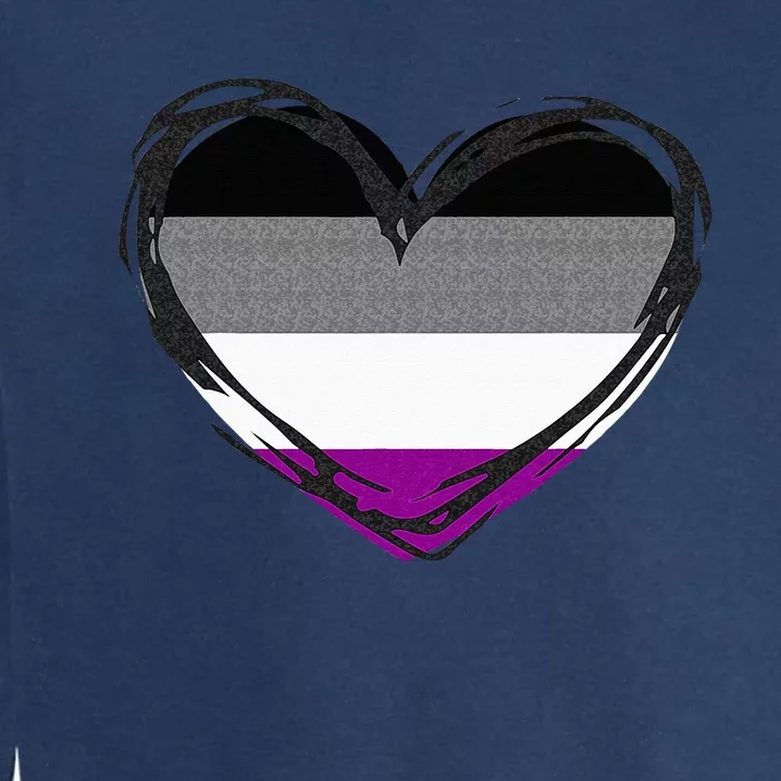 Asexual Pride Design Asexual Garment-Dyed Sweatshirt