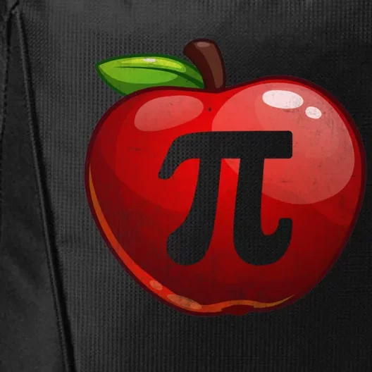 Apple Pi Day Great Gift Funny Math Nerd Pie Teacher 3 14 Gift City Backpack