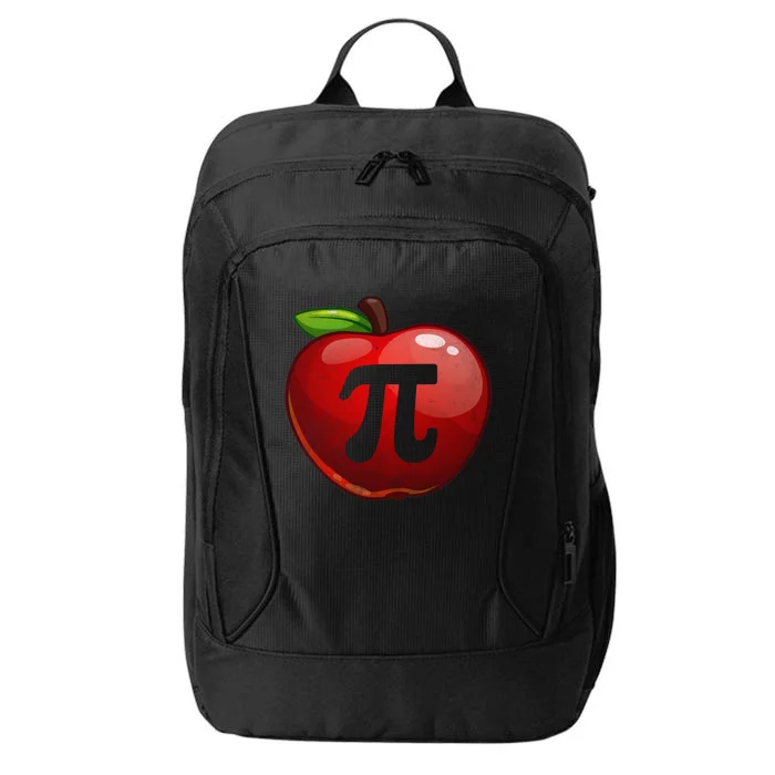 Apple Pi Day Great Gift Funny Math Nerd Pie Teacher 3 14 Gift City Backpack