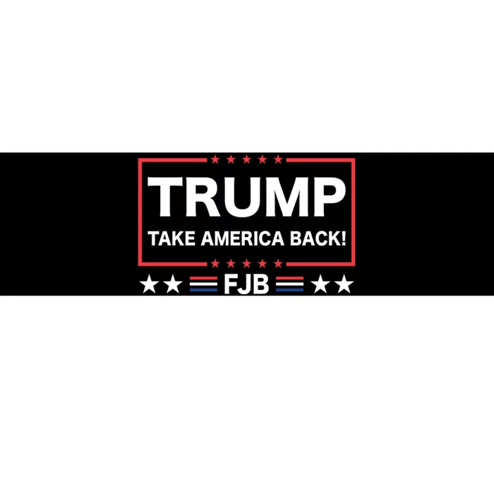 American President Donald Trump 2024 Take America Back FJB Bumper Sticker