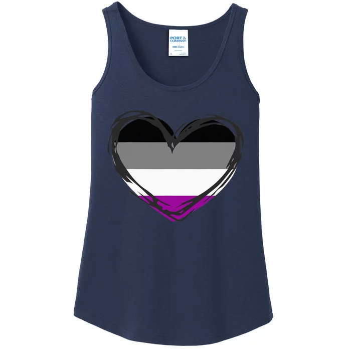 Asexual Pride Design - Asexual Ladies Essential Tank