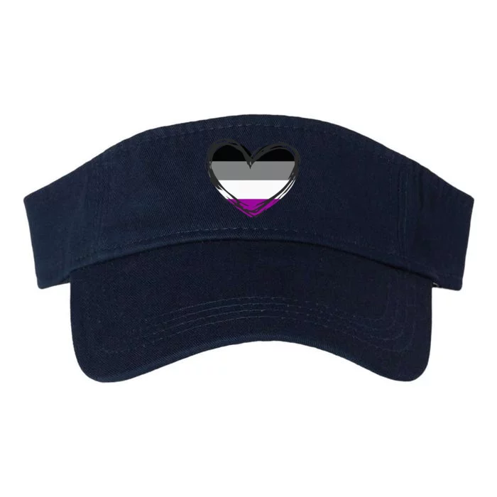 Asexual Pride Design - Asexual Valucap Bio-Washed Visor