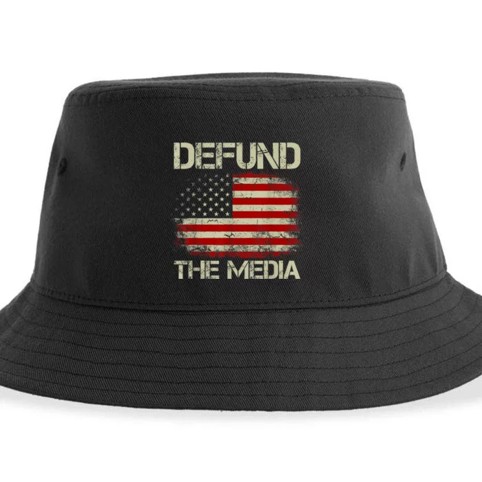 Antimisinformation Political Defund The Media Sustainable Bucket Hat