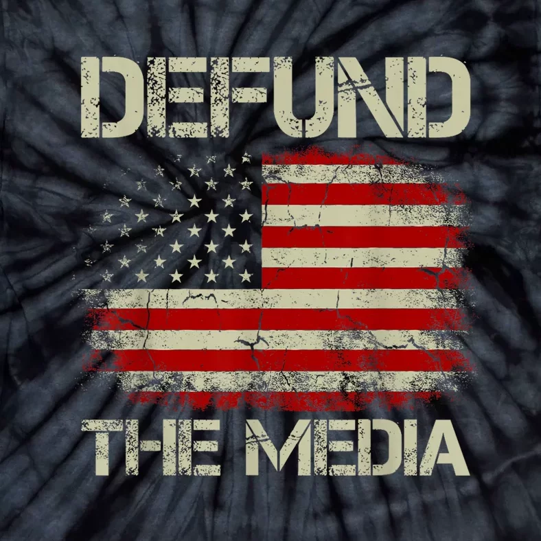 Antimisinformation Political Defund The Media Tie-Dye T-Shirt