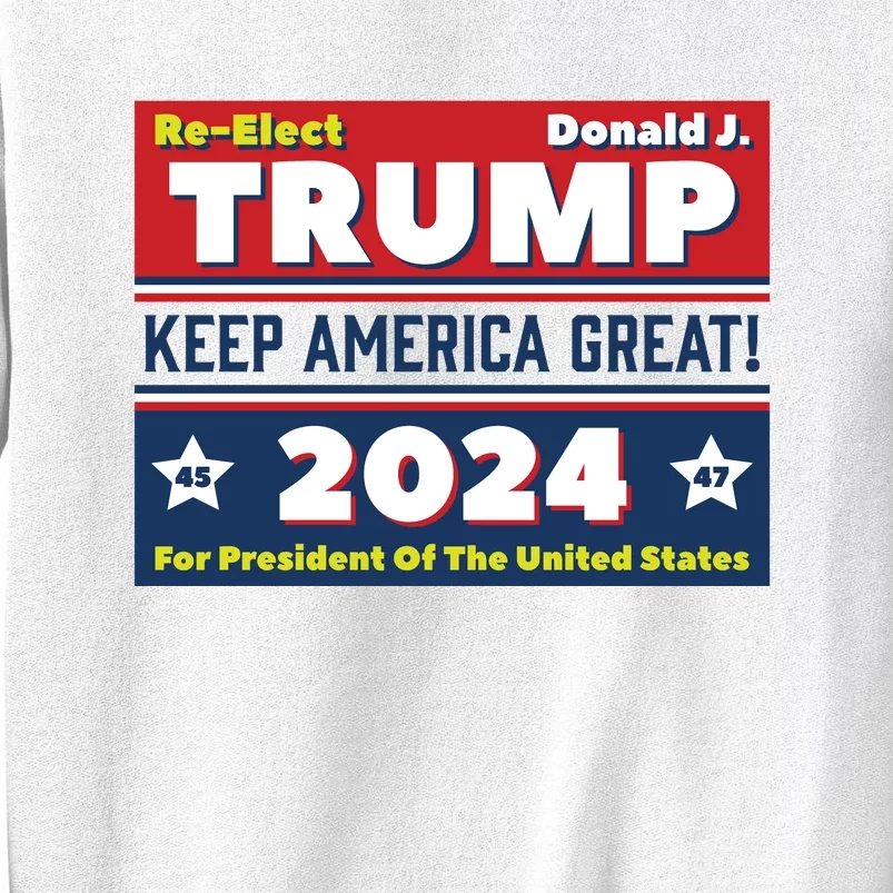 American President Donald Trump 2024 Keep America Great US Election Sweatshirt