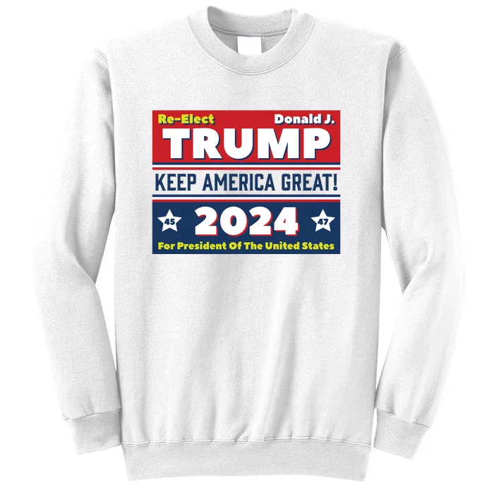 American President Donald Trump 2024 Keep America Great US Election Sweatshirt