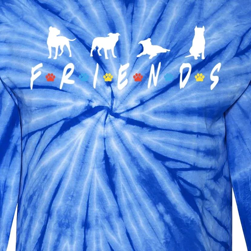 American Pitbull Dog Rescue Crewneck American Pitbull Lover Gift Tie-Dye Long Sleeve Shirt