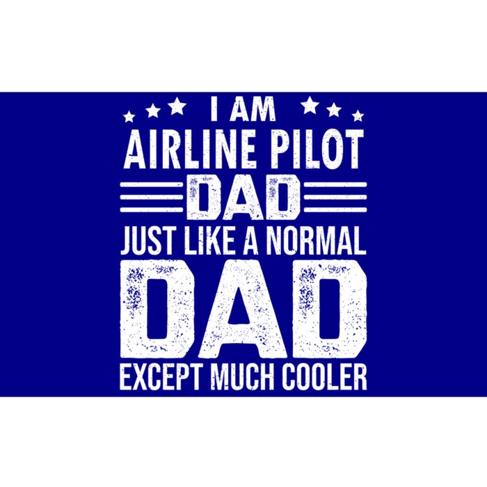 Airline Pilot Dad Irplane Airline Pilot Fathers Day Gift Bumper Sticker