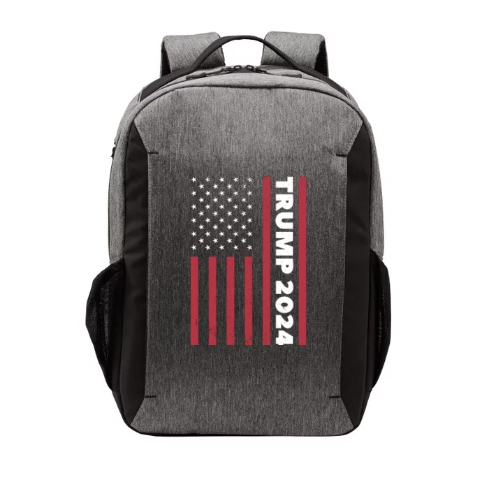 American President Donald Trump 2024 Flag US Election Vector Backpack