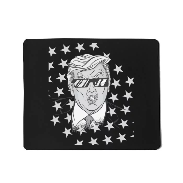 American President Donald Trump 2024 Funny 4th Of July Mousepad