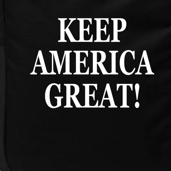 American President Donald Trump 2024 Keep America Great US Election Impact Tech Backpack