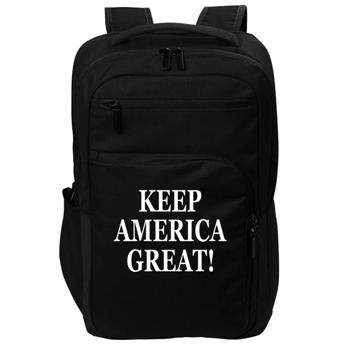 American President Donald Trump 2024 Keep America Great US Election Impact Tech Backpack