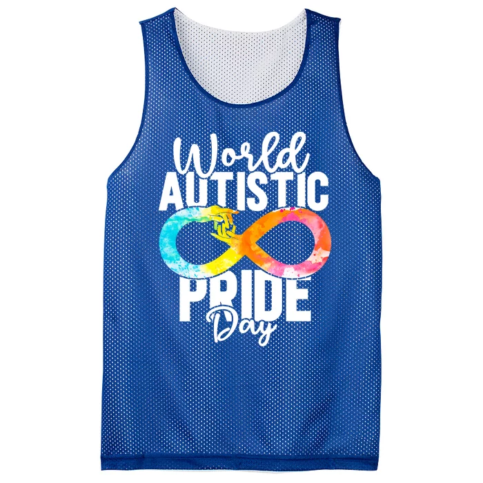 Autistic Pride Day Autism Awareness Cool Gift Mesh Reversible Basketball Jersey Tank