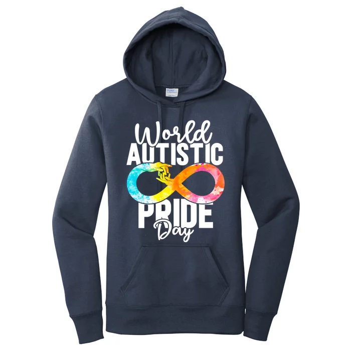 Autistic Pride Day Autism Awareness Cool Gift Women's Pullover Hoodie