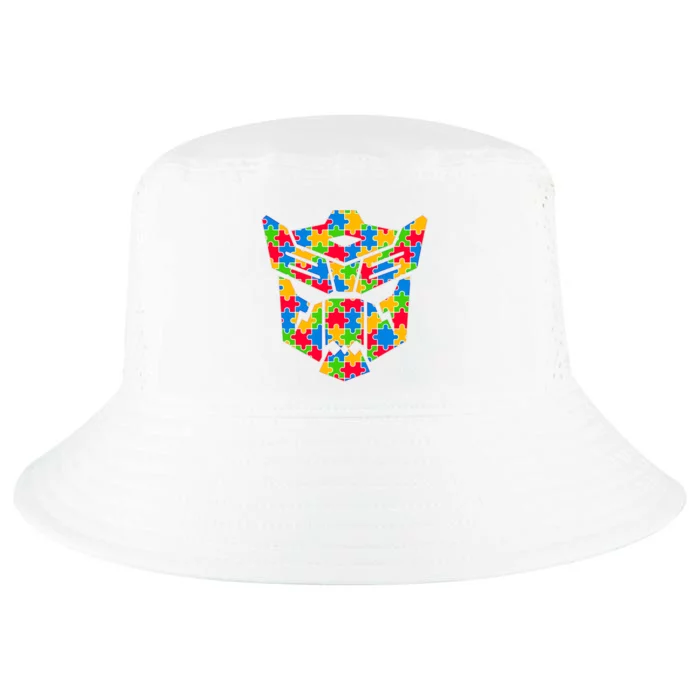 Autism Puzzle Dinobot Logo Cool Comfort Performance Bucket Hat